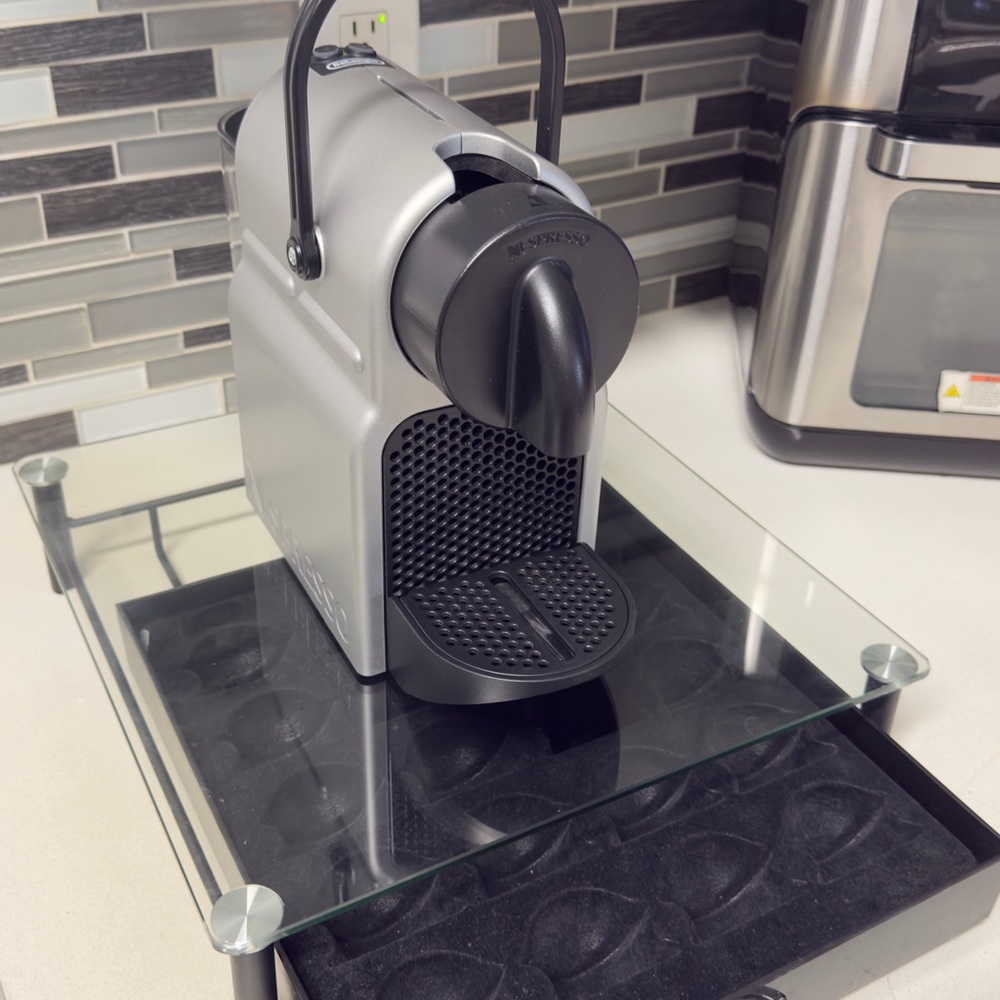 Nespresso Silver and Black Coffee Machine